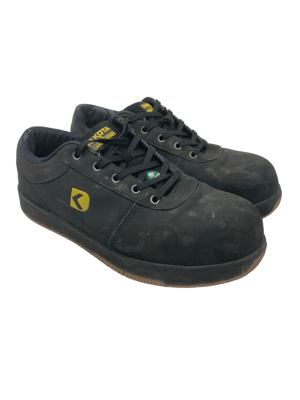 DAKOTA Men's Steel Toe Steel Plate Skate Safety Work Shoes 3613 Black Size 12M